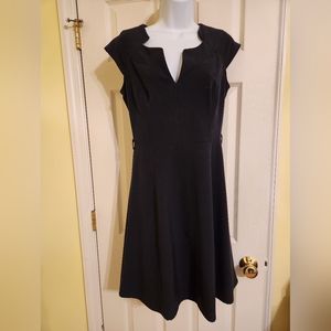 Navy Sharagano dress